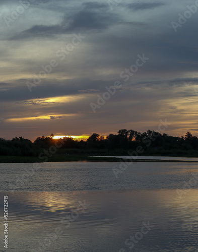 panoramic of a sunrise over the river © Abdul Rahman