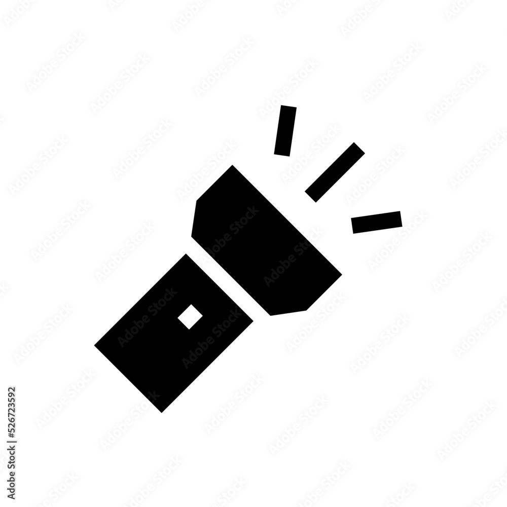 torch glyph icon torch glyph icon
