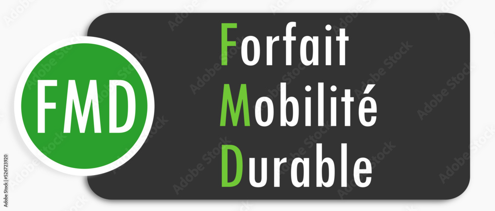 Forfait Mobilité Durable - obrazy, fototapety, plakaty 