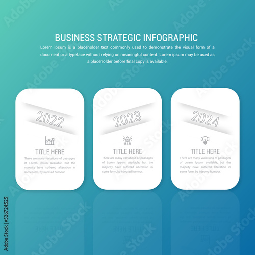 Business Strategic Infographic Design Illustration