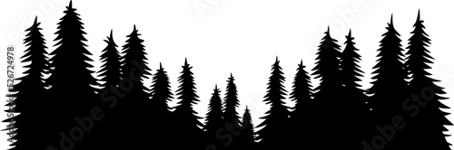 Forest landscape design png illustration