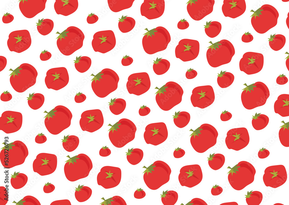 Cute tomatoes seamless pattern vector. Cute tomatoes seamless pattern vector.