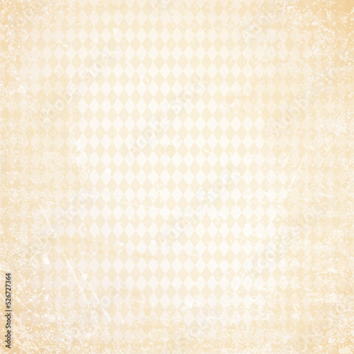 Quadrat Oktoberfest Retro Papier Rautenmuster Beige