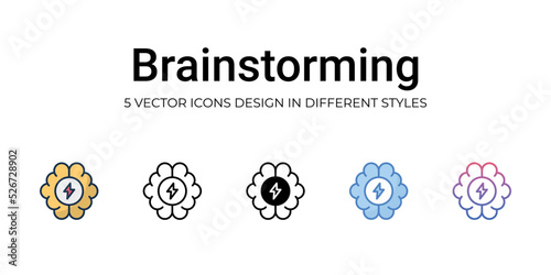 Brainstorming icon. Design from Business management collection. vector illustration