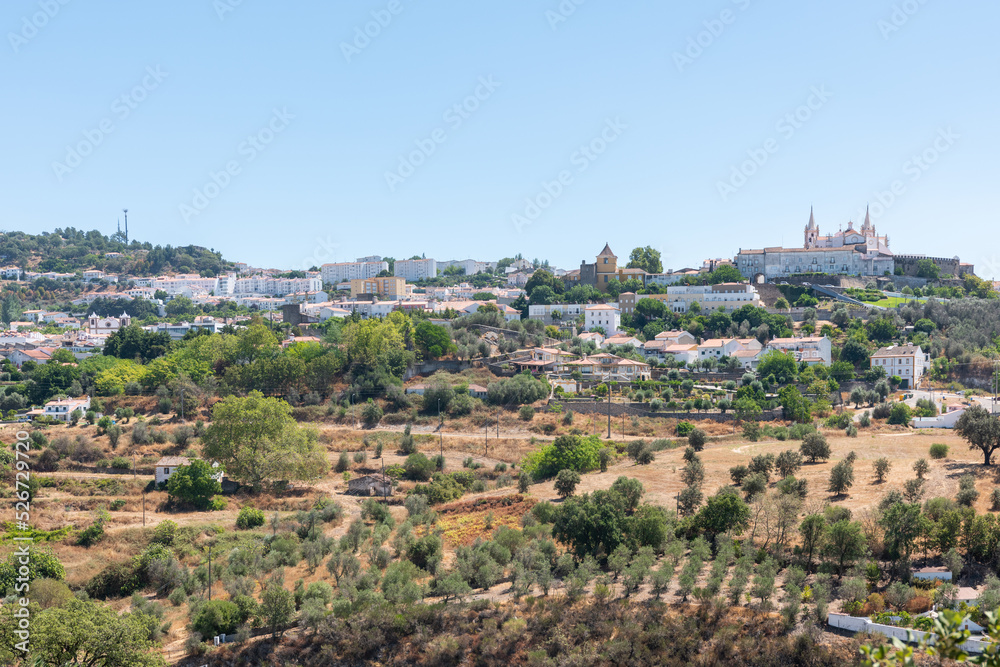 Landscape over the city of Portalegre in the Alentejo region, Portugal