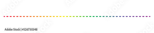 rainbow dotted line
