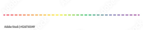 rainbow dotted line
