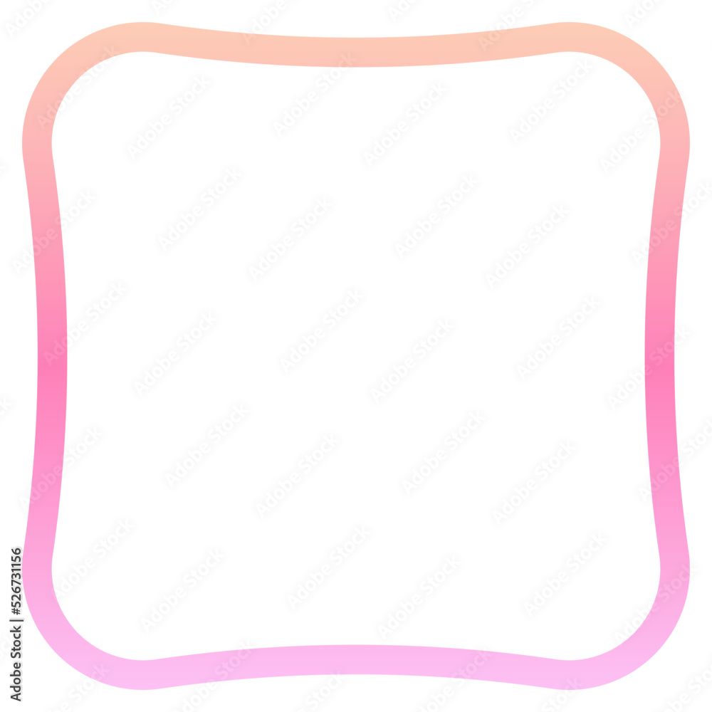 abstract gradient square frame
