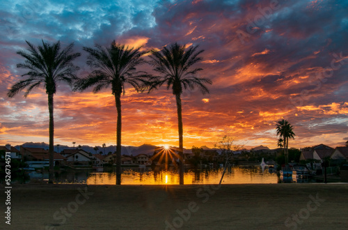 Sunset Over in Lakewood Arizona © Stephen