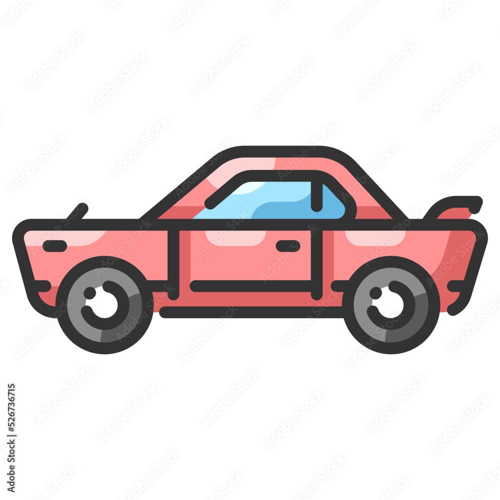 Naklejka premium car a icon