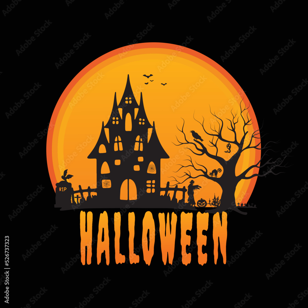 Halloween Design Background Template