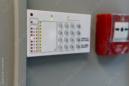 fire alarm security. Fire protection. Fire safety system construction.