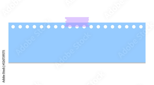 long colorful sticky note