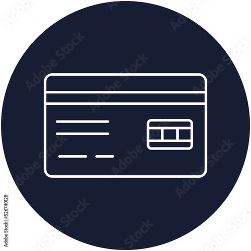 ATM Card Isolated Vector icon which can easily modify or edit

