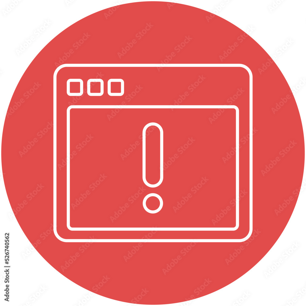 web error Isolated Vector icon which can easily modify or edit

