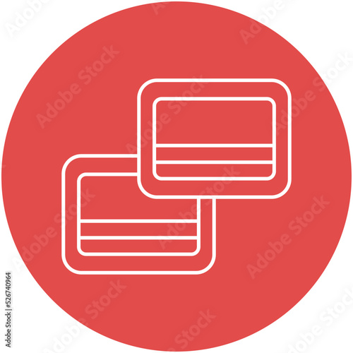 visa card Isolated Vector icon which can easily modify or edit

