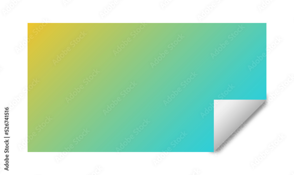 gradient rectangle sticker background
