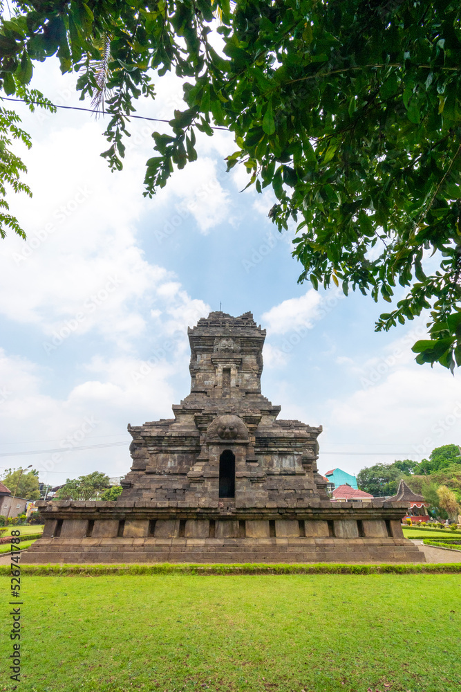 Singasari Temple at Candi Renggo village, Singosari, Malang, the Hindu-Buddhist temple was built around 13th during the Singosari Kingdom and was partially restored in the 1930's by Dutch government.