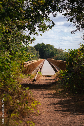 Old railroad bridge. It's called the "Moerputten-brug", located in The Netherlands