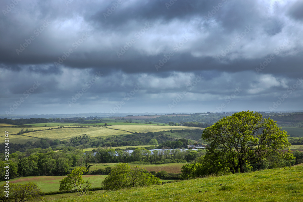 wales, england, uk, great brittain, hills, meadows, coast, clouds, countryside, 