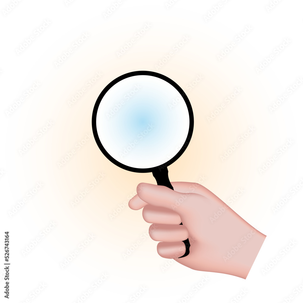 hand holding a magnifying glass,various kinds of a hand icon. hand holding a magnifying glass,various kinds of a hand icon.