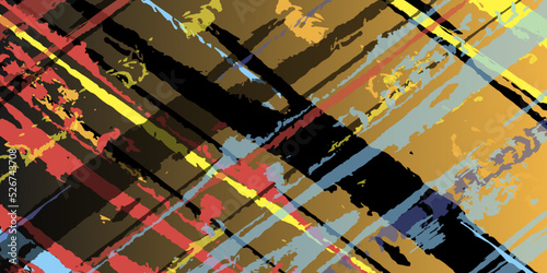 Abstract artistic background in dark colors. Vector illustration