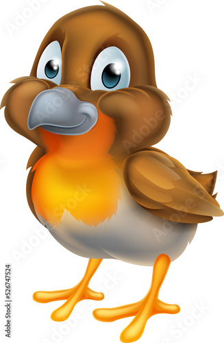 Cartoon Robin Bird