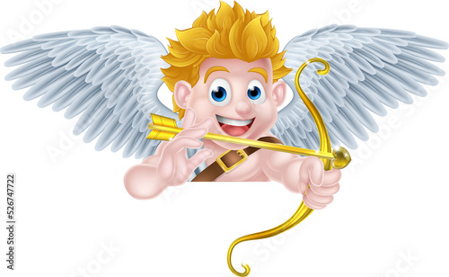 Valentines Cupid Angel Cartoon