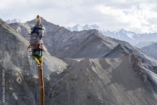 climber on the top of mountain