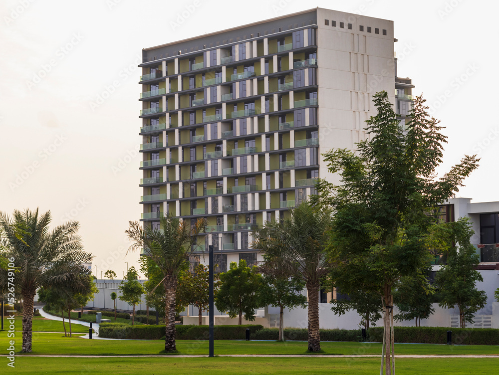 Building in The pulse residence, Dubai South. City