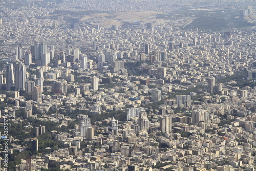 aerial view of the city