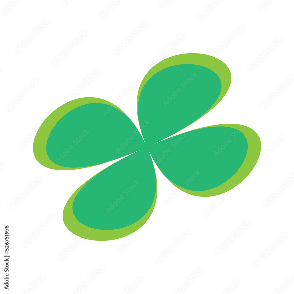 Leaf leaves logo green vector image Leaf leaves logo green vector image