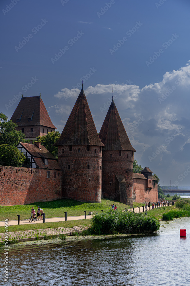 Fototapeta premium zamek, malbork, polska, zabytki, castle