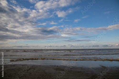 beach and sea cloudy