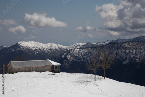 winter mountain landscape