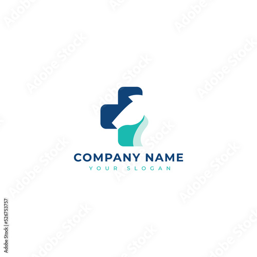Horse Medical logo vector design template