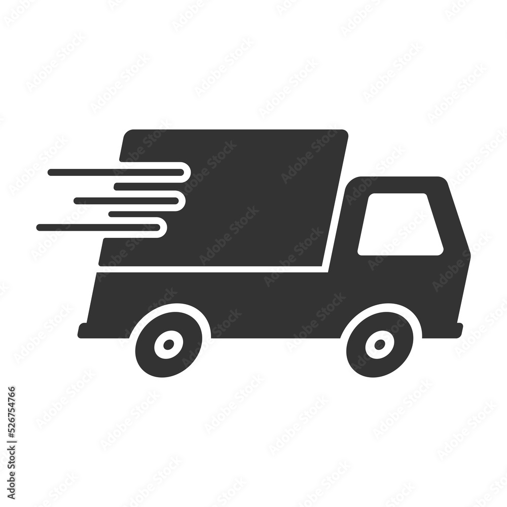 express delivery trucks icon. express delivery trucks icon.
