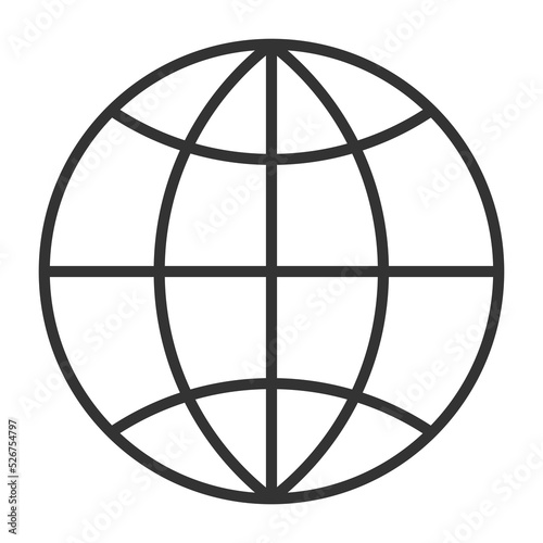 World earth globe icon.