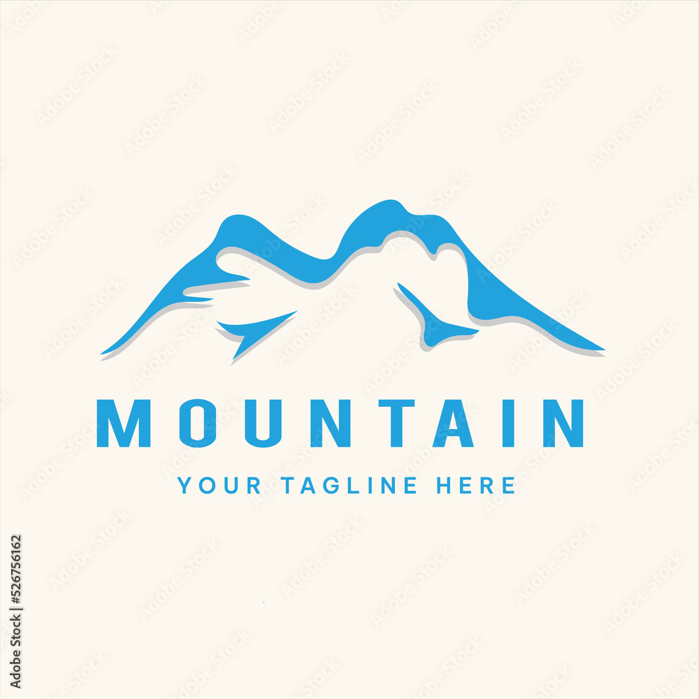 Himalayan iceberg inspiration, modern and simple iceberg illustration logo, symbol, template Himalayan iceberg inspiration, modern and simple iceberg illustration logo, symbol, template