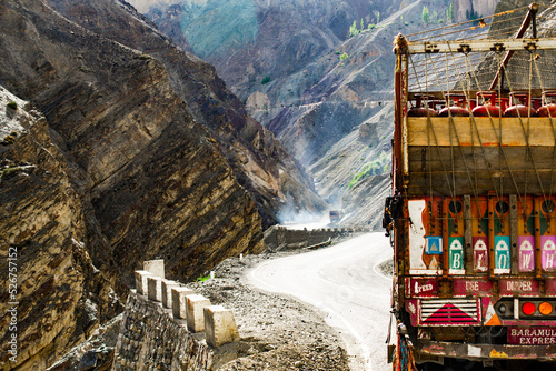 mountain road in the himalayas