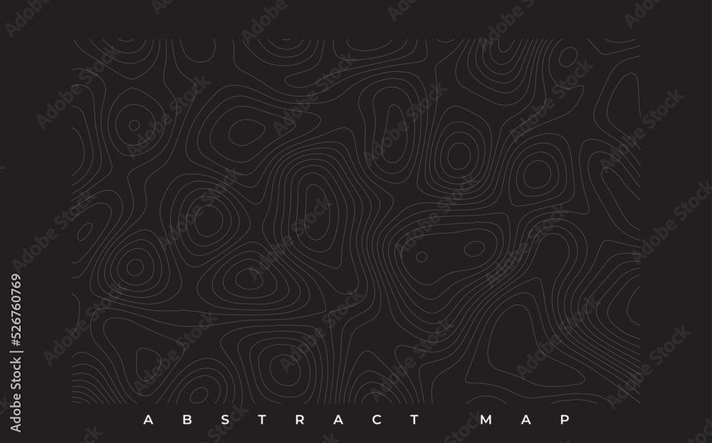 abstract weather map. Topographic map lines, contour background.