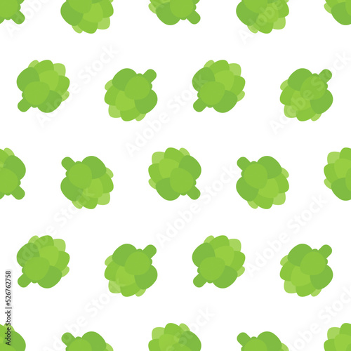 Green artichoke vector seamless pattern background for cooking and food design. 
