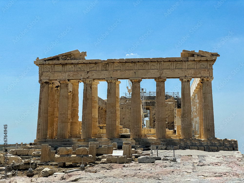Bau an der Akropolis
