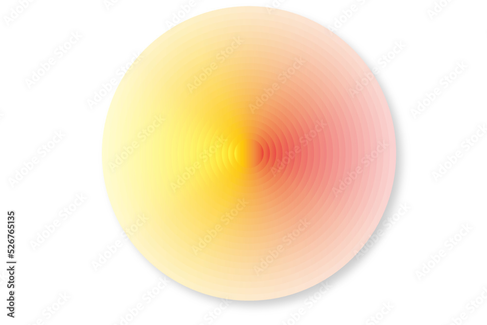Abstract modern colorful wavy stylized lines circle ring background. It used for design business cards, invitations, gift cards, flyers brochure. It make using blend tool.