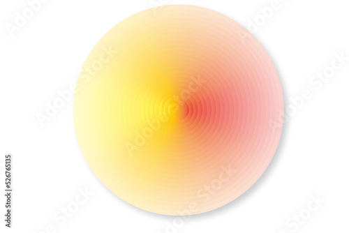 Abstract modern colorful wavy stylized lines circle ring background. It used for design business cards, invitations, gift cards, flyers brochure. It make using blend tool.