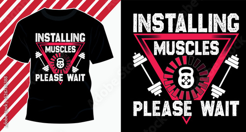 GYM Vintage typography gym or workout t-shirt design collection for print apparel design vector