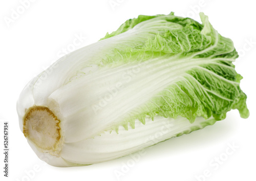 Chinese cabbage on a white background. Isolated