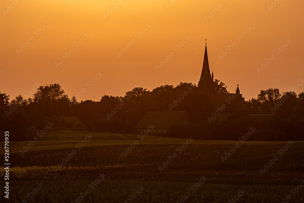 Obraz premium wschód słońca, zachód słońca, pole, sunrise, sunset, wieś, polska, niebo, pola, krajobraz,