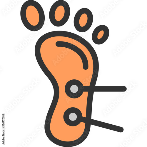 Foot Acupuncture Icon