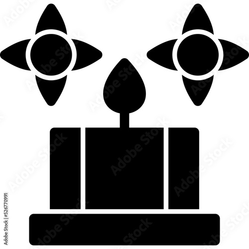 Spa Candle Icon